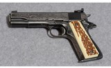 Colt 1911 Government Engraved .45 auto - 2 of 4