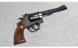 Smith & Wesson Model 17-9 Masterpiece .22 Long Rifle 6" Barrel Revolver - 1 of 5