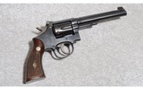 Smith & Wesson Pre Model 17, .22 Long Rifle, 6" Barrel Revolver - 1 of 5