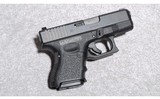 Glock Model 27, .40 S&W, 3 3/8" Barrel Pistol