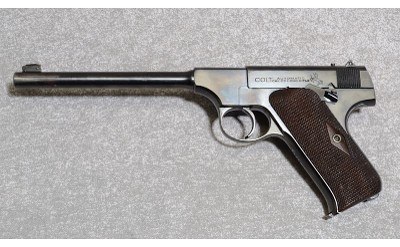Colt Automatic Pistol, .22 Long Rifle, 6 5/8 Inch Barrel, 1 7/8 Lbs.