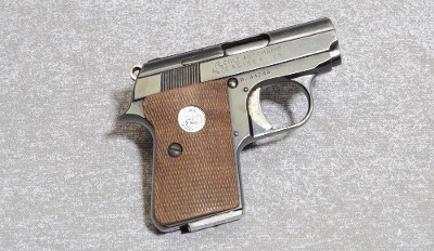 Colt Automatic Pistol, .25 ACP, 2 Inch Barrel, 7/8 lb.