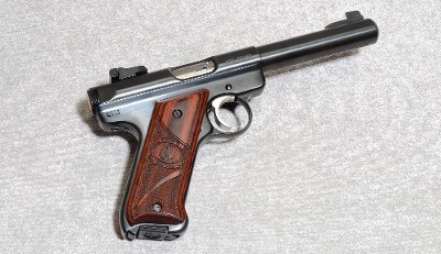 Ruger Mark III Target Pistol, .22 Long Rifle, 5 1/2 Inch Barrel, 2 3/4 lbs.