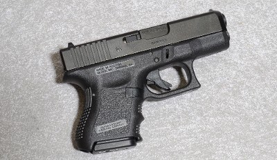 Glock 27 Pistol, .40 S&W 3.42 Inch Barrel, 1 1/2 lbs.