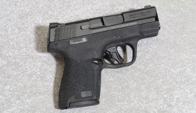 Smith & Wesson M&P 9 Shield Plus Pistol, 9mm Luger, 3 Inch Barrel, 1 3/8 lbs.
