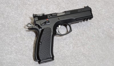 CZ 75 SP-01 Pistol, 9mm Luger, 4.5 Inch Barrel, 2 1/2 lbs.
