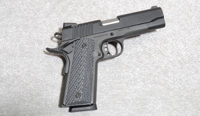 Rock Island M1911 A1-MS Pistol, .45 Auto, 4 1/4 Inch Barrel, 2 1/2 lbs.