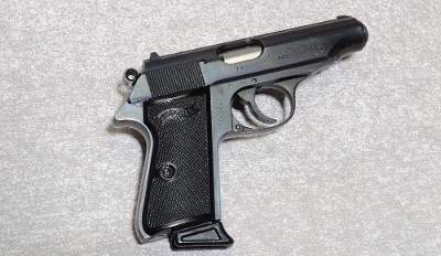 Carl Walther PP, 9mm Kurz (.380 ACP), 3.85 Inch Barrel, 1 1/2 lbs.