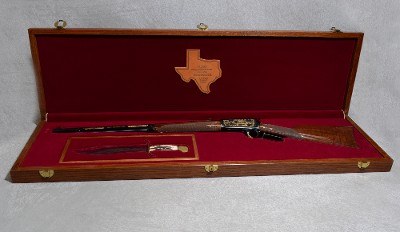 Winchester 1894 "Texas Sesquicentennial" Rifle, .38-55 Winchester, 24 Inch Barrel, 6 1/2 lbs.