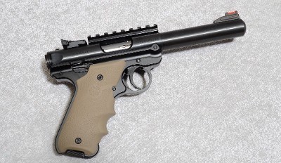 Ruger Mark IV Target Pistol, .22 Long Rifle, 5.5" Barrel, 2.5 lbs. - Image 1 of 5