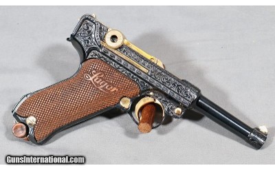 Custom engraved DWM ~ Luger ~ .30 Luger