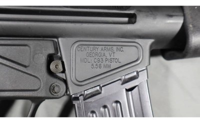Century Arms~C93 Pistol~5.56 NATO - Image 4 of 5