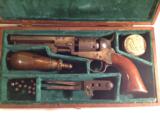 Antique Colt Pocket 1849 percussion pistol cased with accessories - 1 of 10