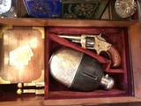 Antique traveler's casino case with roulette, poker, with engraved Whitneyville Armory .22 - 2 of 15