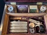 Antique Remington .41 derringer in Gambling Travel kit with late 1800 accessories - 5 of 10