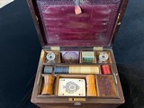 Antique Remington .41 derringer in Gambling Travel kit with late 1800 accessories - 2 of 10