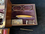 Antique Remington .41 derringer in Gambling Travel kit with late 1800 accessories - 6 of 10