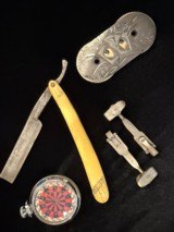 Antique Colt .31 1849 pocket pistol in 1800's gambling kit - 14 of 15