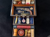 Antique Colt .31 1849 pocket pistol in 1800's gambling kit - 6 of 15