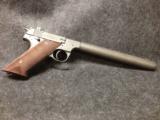 High Standard HDMS Suppressed OSS Pistol WWII HD Military, USA HD - 10 of 15