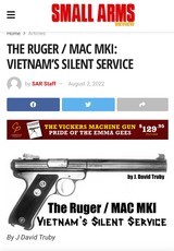 Ruger MAC Mark 1 Suppressed Vietnam MKI MK1 Mark - 2 of 13