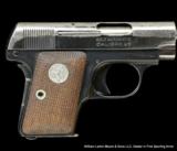 COLT	Model 1908 Vest Pocket Hammerless	Semi auto pistol	.25 acp	Mfg 1932 - 1 of 2