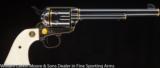 COLT SAA Custom Shop for Mzuri Safari Foundation .45LC 7 1/2" Engraved with ivory grips - 1 of 5