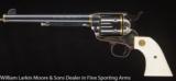 COLT SAA Custom Shop for Mzuri Safari Foundation .45LC 7 1/2" Engraved with ivory grips - 2 of 5
