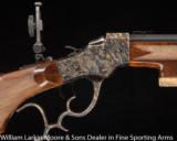 PAUL SHUTTLEWORTH (CPA Rifles) Schuetzen Stevens Model 54 falling block .32-40 - 1 of 6