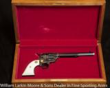 COLT SAA by Colt Custom Shop for Mzuri Safari Foundation .45 7 1/2" Factory engraved Ivory grips - 4 of 4