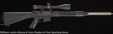 OLYMPIC ARMS Model PCR 97 .223 Setup as Varmint rifle with a 24" fluted stainless heavy barrel and 8x32 scope - 1 of 6