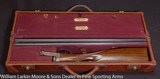 EJ CHURCHILL XXV Easy Opening True Pair 12ga Mfg 1937 cased in maker's leather case - 3 of 15