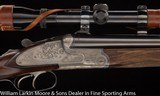 J.P. SAUER Pre War Sidelock Drilling 16ga 9.3x72r Kahles scope VERY NICE - 4 of 6