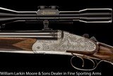 FW HEYM Best Quality Sidelock Drilling 12ga/.30-06 3-10x scope in claw mounts Exhibition wood Game scene engraved - 3 of 6