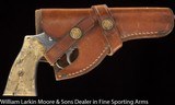 HARRINGTON & RICHARDSON Model 923 Camper, 4" barrel 9 shot Chrome finish Leather holster Mfg 1955 - 3 of 5