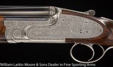 F.LLI PIOTTI Boss Type O/U Pigeon gun Best Turkish wood, Ribbons & Flowers engraving Maker's leather case with overcase - 7 of 10