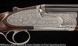 F.LLI PIOTTI Boss Type O/U Pigeon gun Best Turkish wood, Ribbons & Flowers engraving Maker's leather case with overcase - 8 of 10
