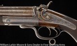 EM REILLY Back Action Hammer Underlever Express 4 bore rifle Cased Mfg 1876 Museum quality condition - 5 of 8