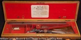 JOHN WOODWARD & SONS "Tha Automatic" Snap Underlever Hammer Express .450 BPE Original O&L case Mfg 1876 Amazing all original condition - 1 of 8