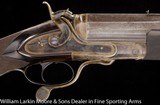 JOHN WILKES Underlever Hammer Single shot 4 bore rifle Mfg 1878 - 4 of 7