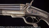 ADAMS & CO Underlever Hammer Express 8 bore rifle Mfg 1881 - 4 of 7