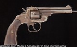 SMITH & WESSON .32 Double Action 4th model .32 S&W 3.5" Nickel Not safe to shoot sold for parts or as a decorator item only - 1 of 4
