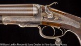 Charles Lancaster "Lancaster's patent breeh loading smooth bore rifle" Underlever Hammer Express 8 bore rifle Mfg 1882 Exceptional condi - 3 of 6