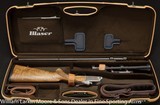 BLASER Model K95 Kipplauf .30-06, Swarovski 3x9 scope in Blaser mounts and rings, Deluxe ABS case AS NEW - 1 of 8
