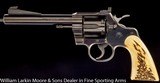 COLT Officer's Model Special .38 Special Adjustable sights, Stag grips and checkered walnut grips, Mfg 1952 - 1 of 5