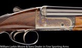 W.C. SCOTT "The Kinmount" BLE 20ga 26" IC&M Factory leather case - 5 of 8