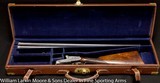FRANCOTTE Best Quality SLE 12ga 28 1/2"(73cm) Very special engraving, Cased in leather, mfg 1943 - 3 of 8