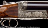 WESTLEY RICHARDS Exhibition Quality Droplock .600NE Extraordinary engraving, Extra fancy wood, Etra locks, cased with accessories, Mfg 1998 - 10 of 13