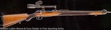 THOMAS BLAND Mauser rifle .350 Express Rimless, Zeiss prizmatic scope, Mfg 1918 Engraved, Exceptional condition - 1 of 6
