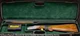 RIZZINI B Regal 28ga 29" chokes, Round knob, Coin finish, Sideplates, Small action, ABS case, NEW - 4 of 8